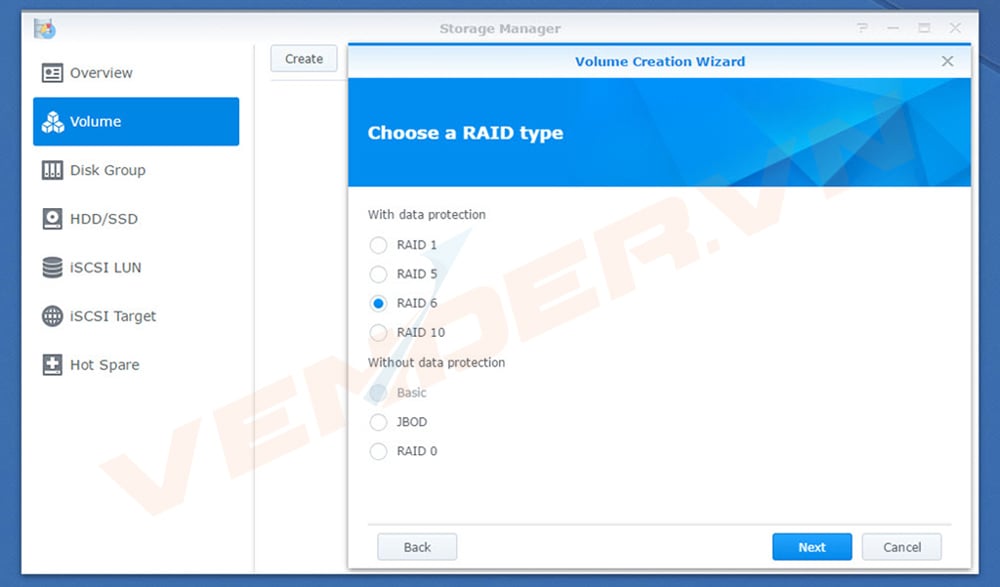 Hướng dẫn tạo Storage Pool và Volume, Shared Folder trên NAS Synology