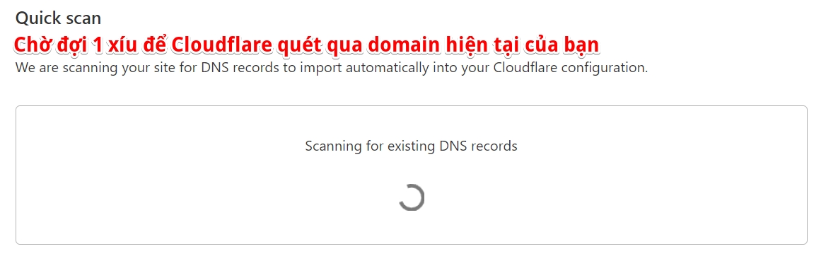 cloudflare quét bảng ghi