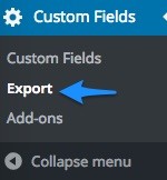 Hướng dẫn Advanced Custom Field (ACF) 37 acf-export