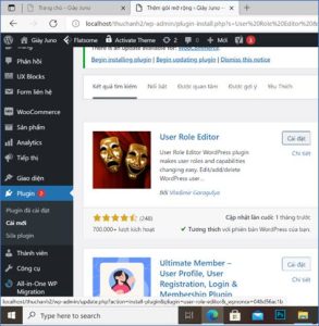 Phân quyền trong WordPress với User Role Editor