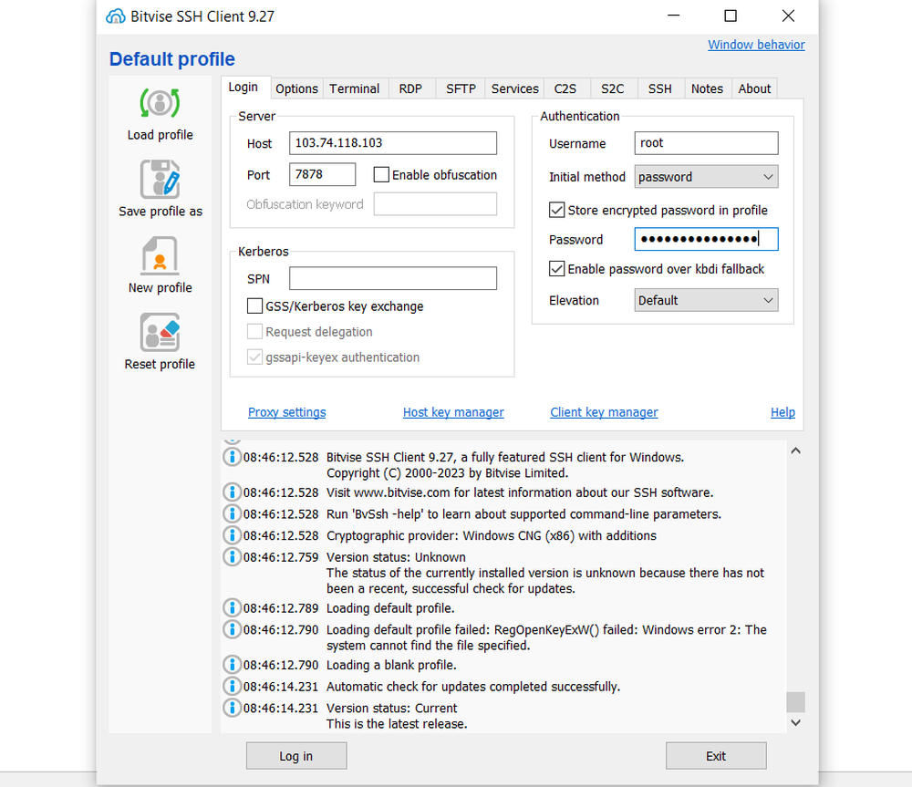 Hướng dẫn sử dụng Bitvise SSH Client Hướng dẫn sử dụng Bitvise SSH Client