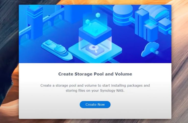 Tạo Storage Pool và Volume, Shared Folder trên NAS Synology